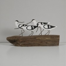 Handcrafted Metal Avocets