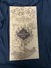 Harry Potters Marauders Map In Perfect Condition.