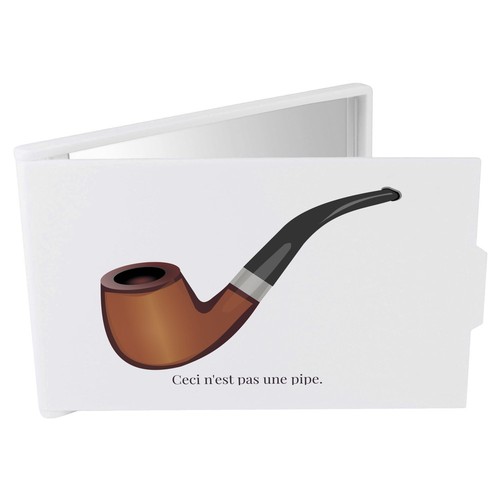 Wood pipe compact makeup - pipe,