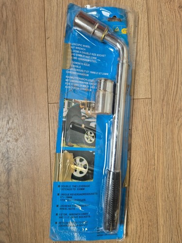Extendable wheel brace wrench - wheel,