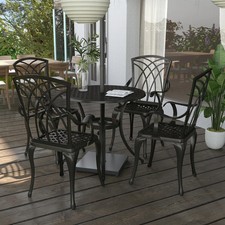 5Piece Bistro Cast Aluminium