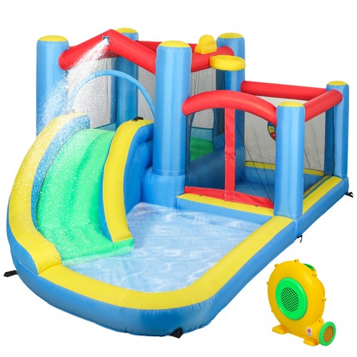 Inflatable bouncy castle - bouncy, with