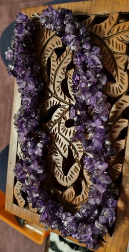 Amethyst chocker style - amethyst,