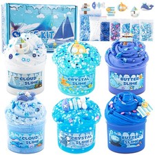 6 Packs Gradient Blue Slime