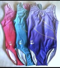 Dreamer - All Lycra ombre girls gymnastics leotard Pink, Purple or Turquoise