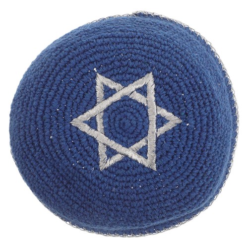 Star david kippah - star, |