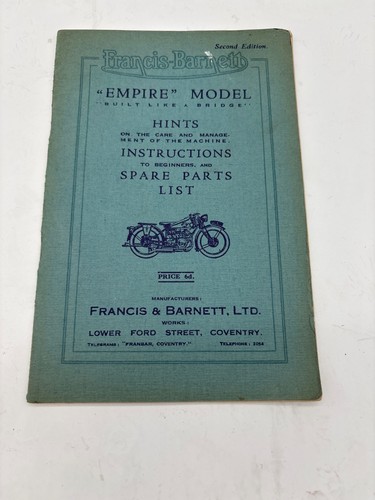 Original francis barnett - francis,