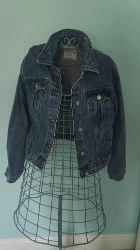 Primark navy blue denim jacket - denim,