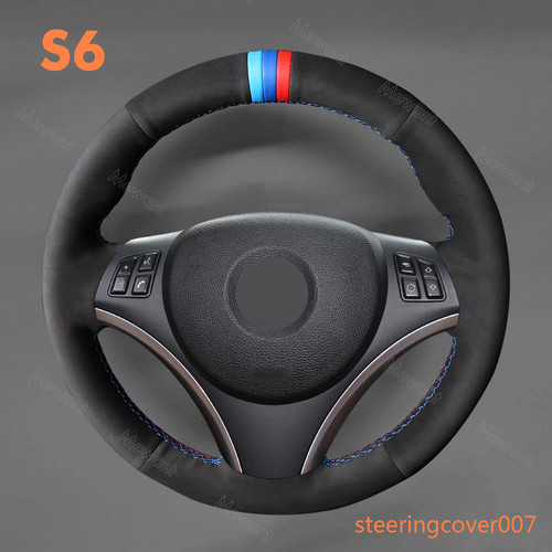 Alcantara stripe steering - alcantara,