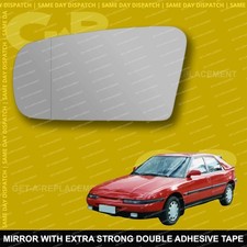 For Mazda 323F wing mirror glass 89-94 Left Passenger side with Wide Angle