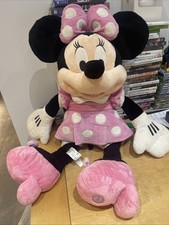 Disney Store Minnie Mouse Plush  Soft Toy Teddy 30 Inch Large Rare Giant Stamped