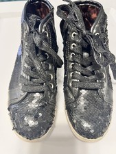 Steve Madden Black Sequin