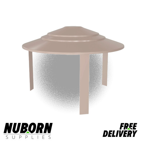 Chimney capping cowl - cowl, for