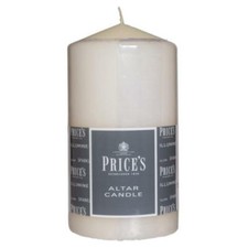 Price's Unfragranced Altar Church Pillar Candle 150 x 80mm 755 Hours Burn Time