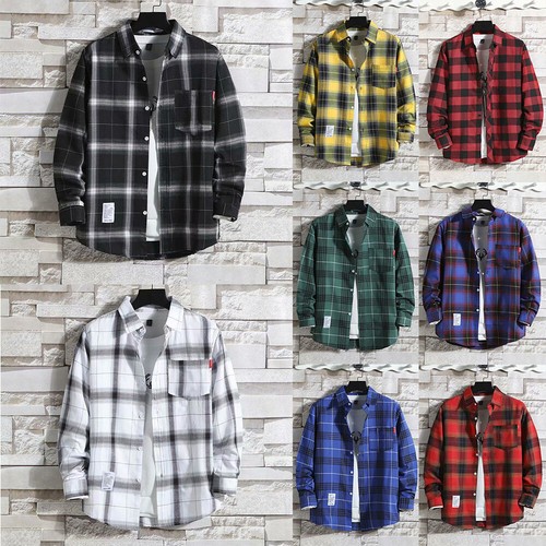 Men relco check plaid shirt - men,