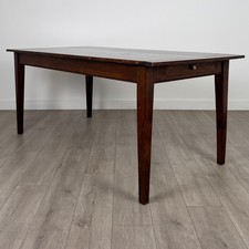 Antique 20th Century Fine Quality Oak Dining Table With Drawer ( REF AF-4109 )