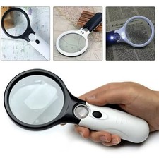 Handheld Magnifying Glass 3x
