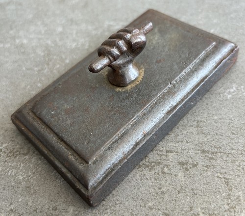 Antique cast iron desk top - iron,