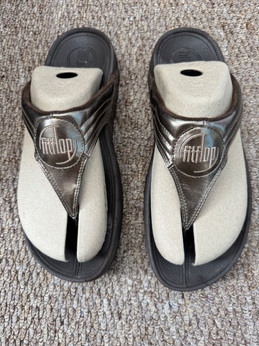 Fitflops gold sandals - , with