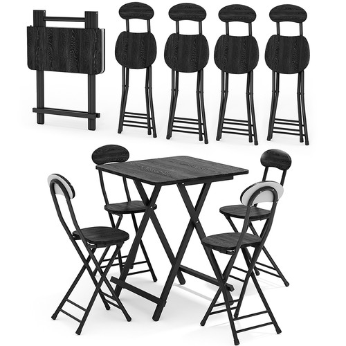 Folding 5pcs kitchen dining - 3/5pcs,