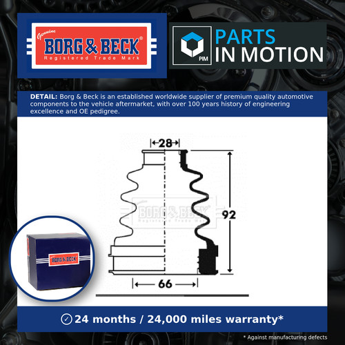 Joint boot fits ford - cv,