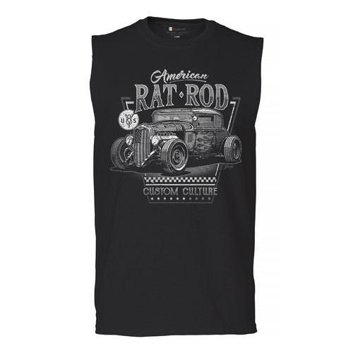 American rat rod muscle - american,