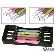Dental Composite Filling Instruments Set of 5 Silicon Handle CE SD Instrument UK