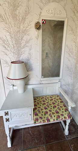 Old charm telephone - seat, &