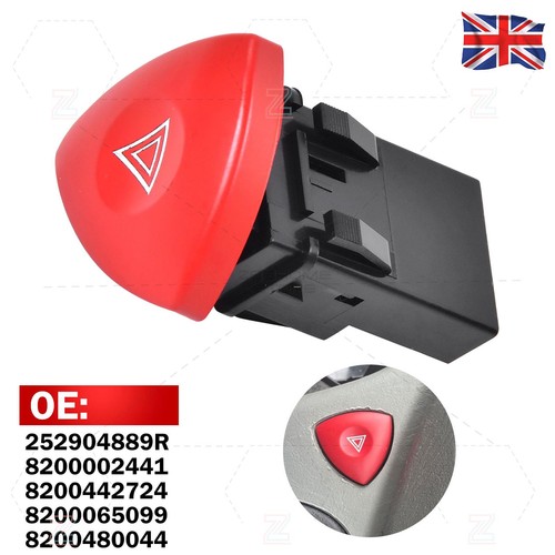 Hazard warning light switch - warning,