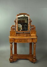 Victorian walnut dressing