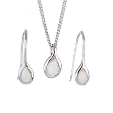Natural Opal Set Sterling