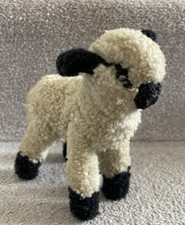 Rare Antique Vintage Steiff Wool Pom Pom Lamb Sheep Soft Toy Bear Pal