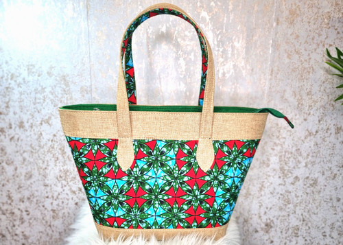 African ankara fabric handbag - ankara, handbag-