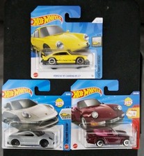 Hot Wheels Porsche 911 Carrera Turbo RS 2.7 Cabriolet Grey Yellow Purple BUNDLE