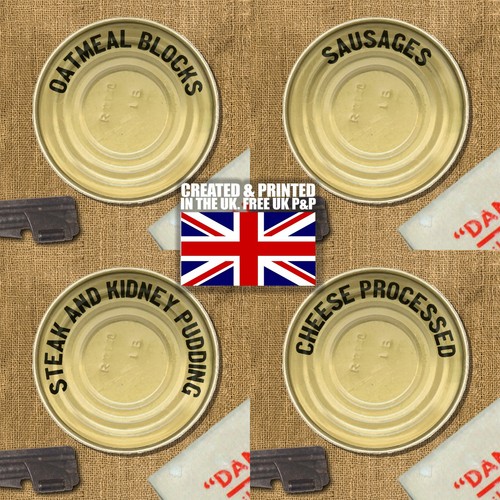 British army ration tin - army,