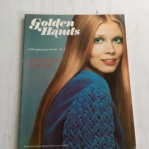 Golden hands vintage magazine - hands,
