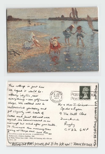 Vintage postcard philip - vintage, wilson