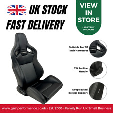 Corbeau VLS Vinyl Wing Back Reclining Adjustable Sport Bucket Car Seats