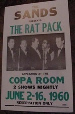 THE RAT PACK 1960 FRANK