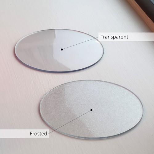 Set round square transparent - square,