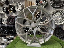 4X R18 Inch 4x100 Haxer Style Silver Gloss Wheels: Fits For Smart Forfour Fortwo