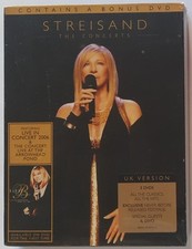 Streisand The Concerts - Barbra Streisand  - 2 Concerts + Bonus DVD - REG 2  NEW