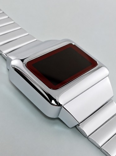 Silver elvis watch - elvis,