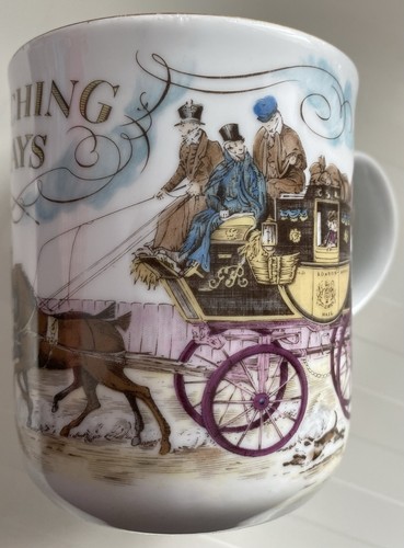 Royal worcester porcelain mug - royal,