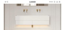 Lusso Stone.  Double Sink And
