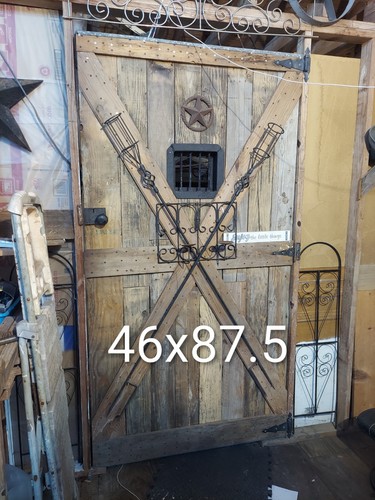 Solid wood rustic door - solid,