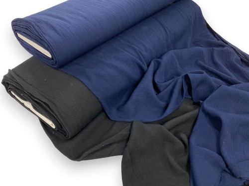 Plain crinkle viscose fabric - plain,