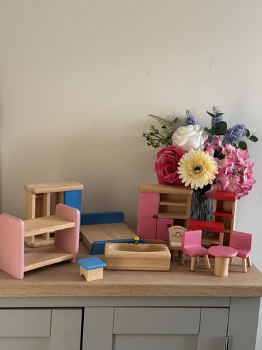 Bigjigs wooden doll house - bigjigs,