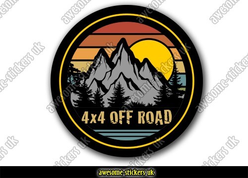 Off road 4x4 stickers - 4x4,