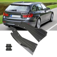 For 3 Series F32 F33 F22 Rear Bumper Splitter Diffuser Canards Carbon Look Black